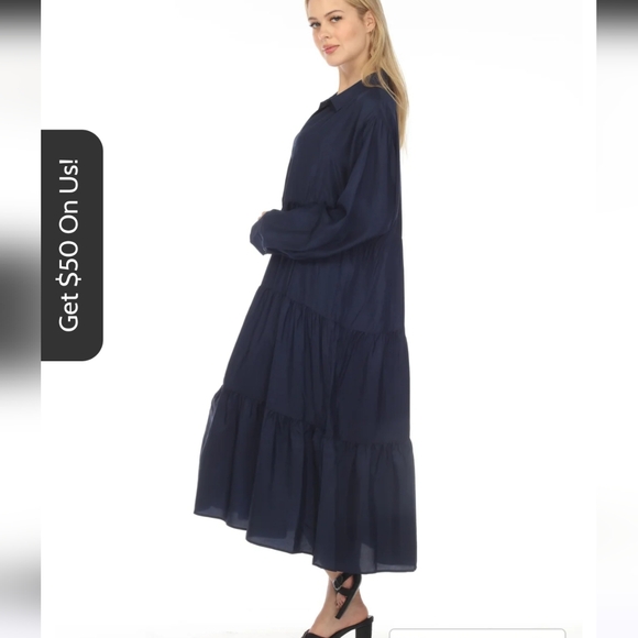 Nwt Johnny Was Silk dress size Small - Picture 3 of 5